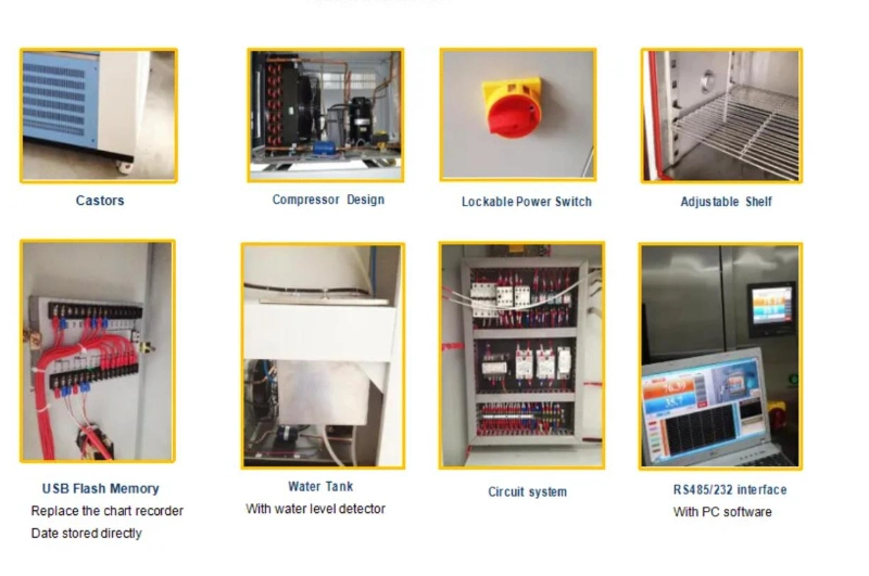 High Temperature Chamber Pid Control System Environmental Monitoring Instrument Ios