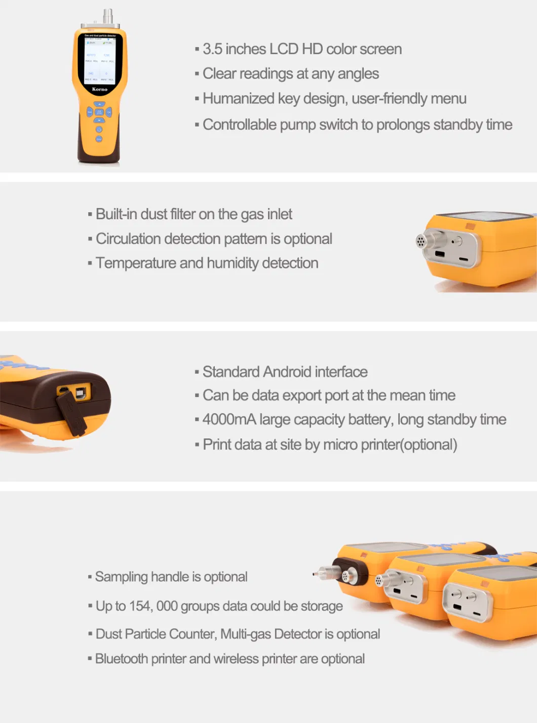 Pm2.5 Detector Particle Counter for Environmental Monitoring Station