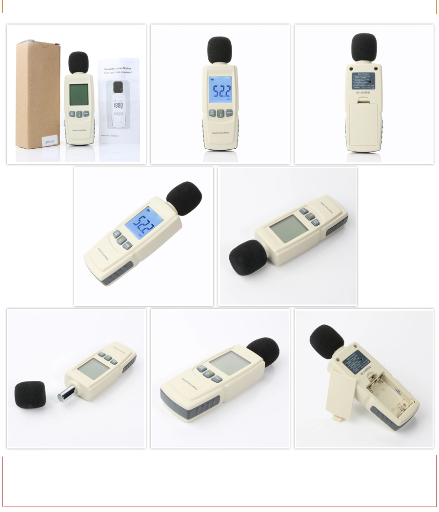 Digital Sound Level Meter Sonometros Noise Audio Leve Meter 30-130dB Decibels Tester Sound Meter