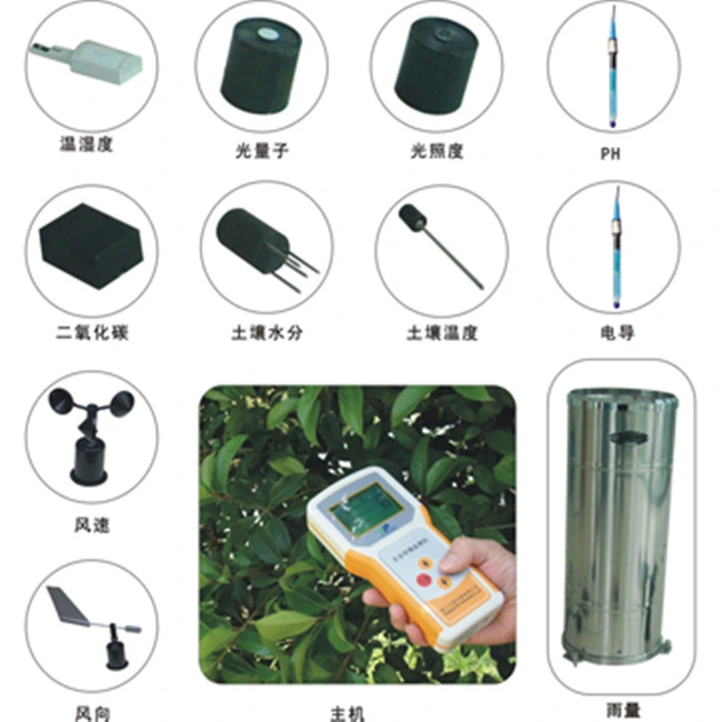 Hand-Held Agricultural Weather Monitor Instrument