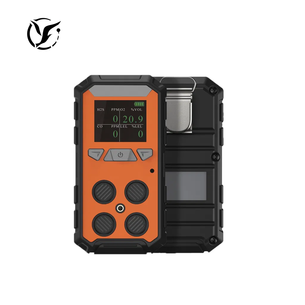 CE Atex 인증 Lel O2 Co H2s 휴대용 다중 가스 감지기